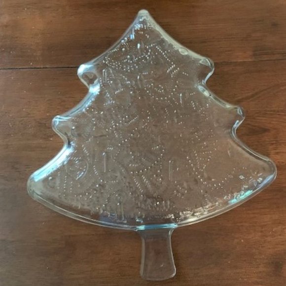 Christmas Tree Glass Cookie Plate - Picture 4 of 4